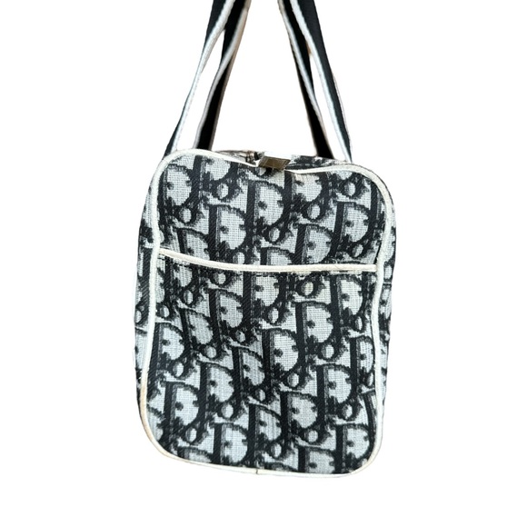 SOLD! Authentic Dior Trotter Coated Canvas Boston Bag - Picture 5 of 12